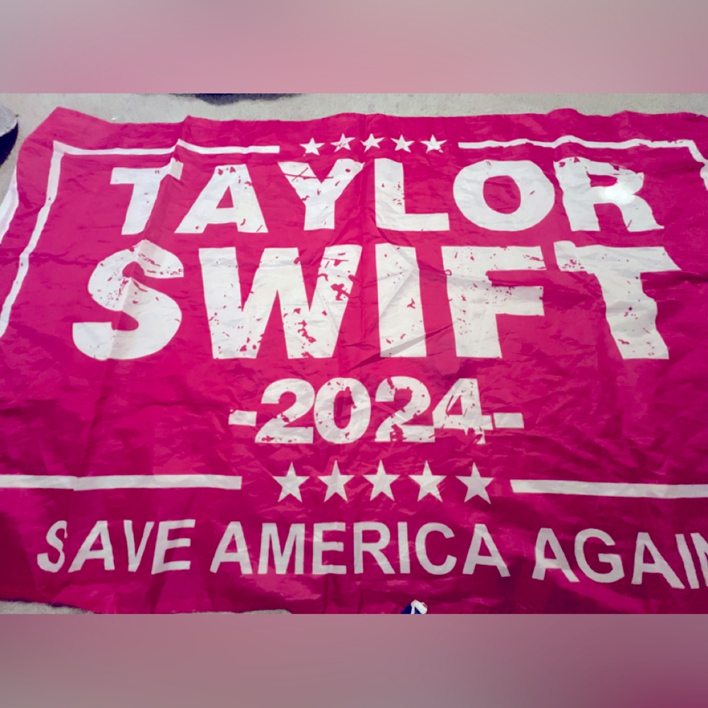 Taylor Swift save America again flag